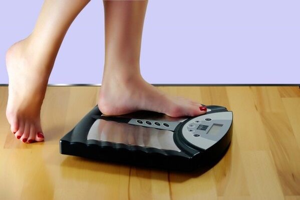 controllo del peso durante la perdita di peso