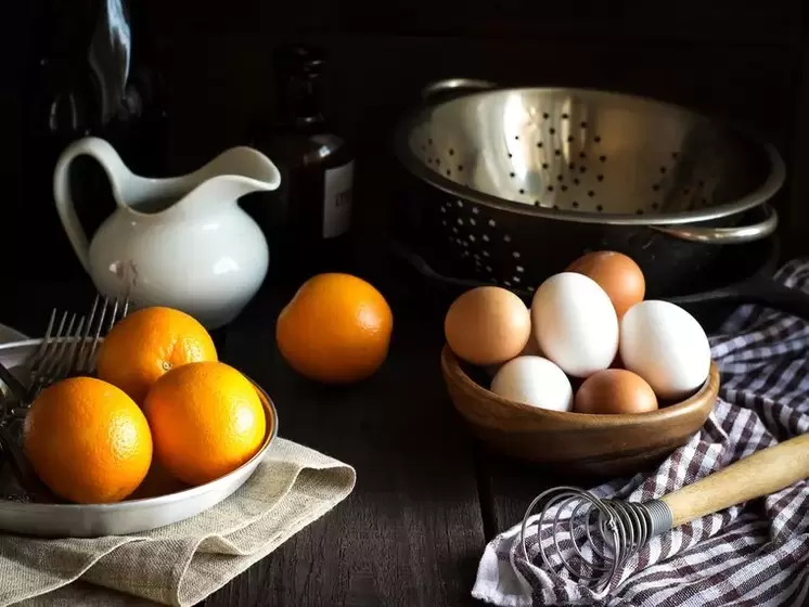 uova e arance per la dieta delle uova