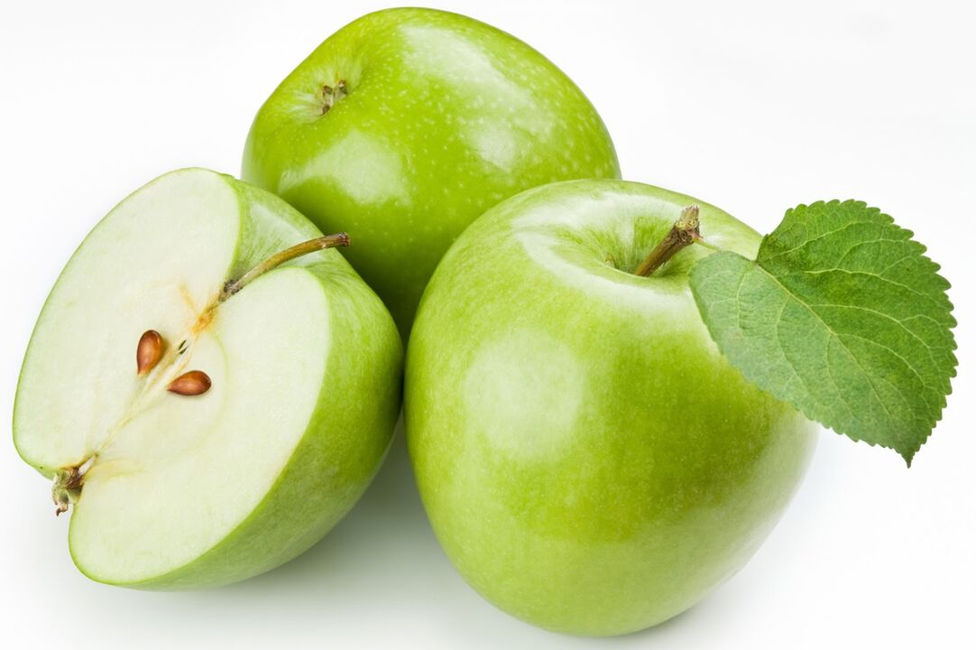 Le mele possono essere incluse nella dieta di una giornata di digiuno a base di kefir
