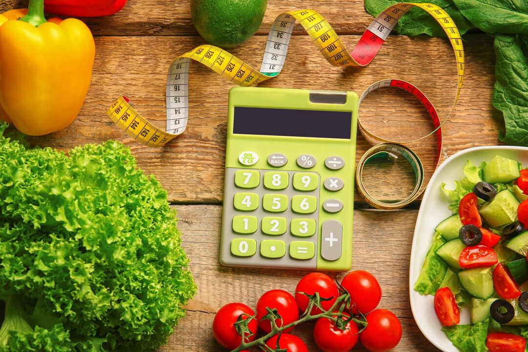 Calcolo delle calorie per perdere peso utilizzando una calcolatrice