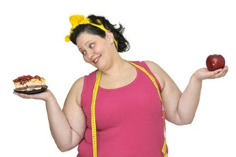 l'obesità a causa di un delizioso e ad alto contenuto calorico degli alimenti